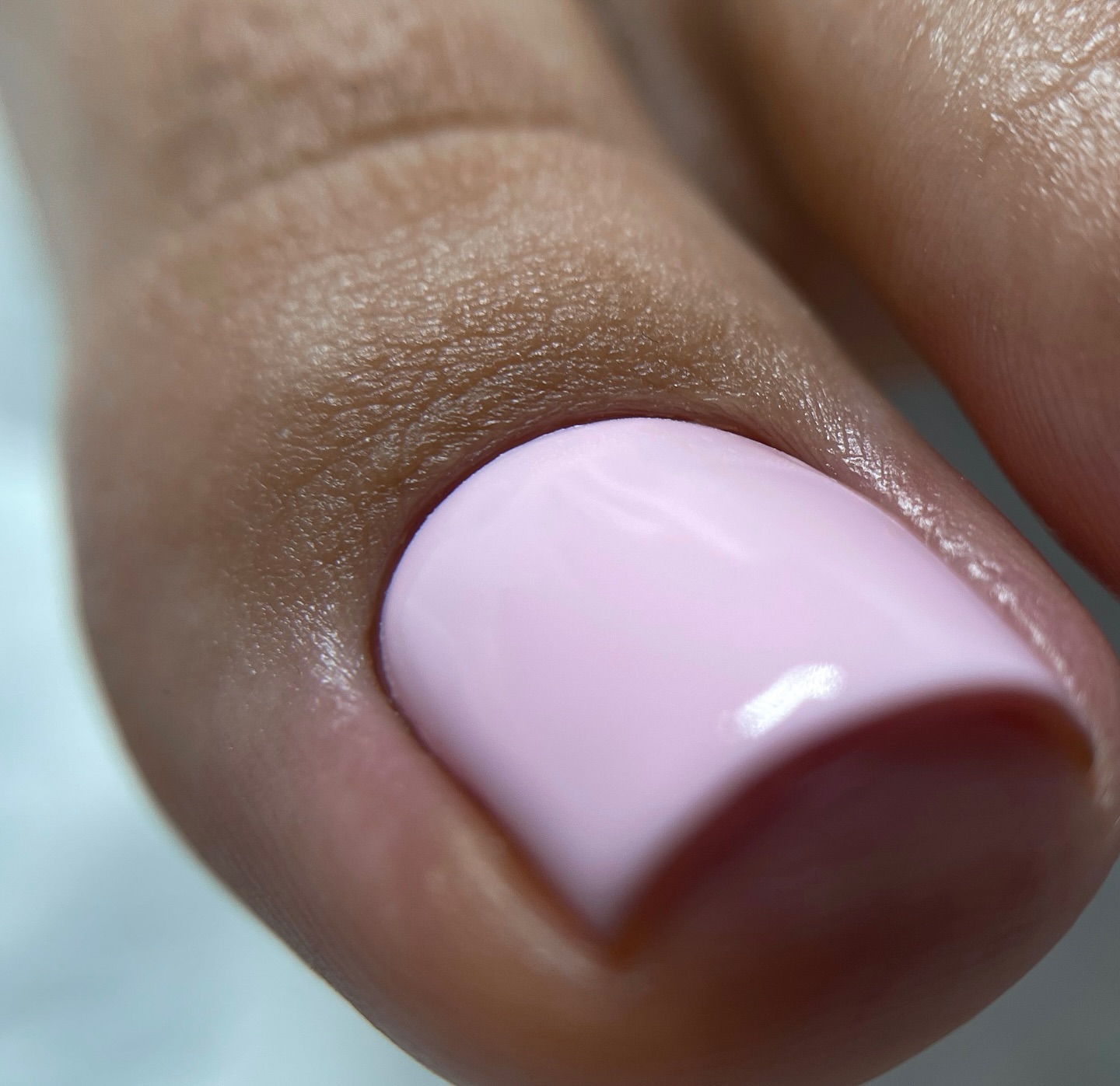 Clean manicure result